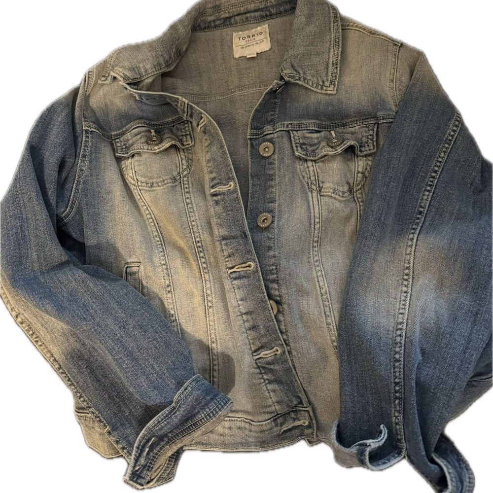 Torrid Light Blue Jean Jacket